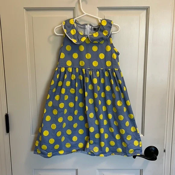 blue good dress Wicked Deluxe Blue Glinda Dress for Girls main image 1